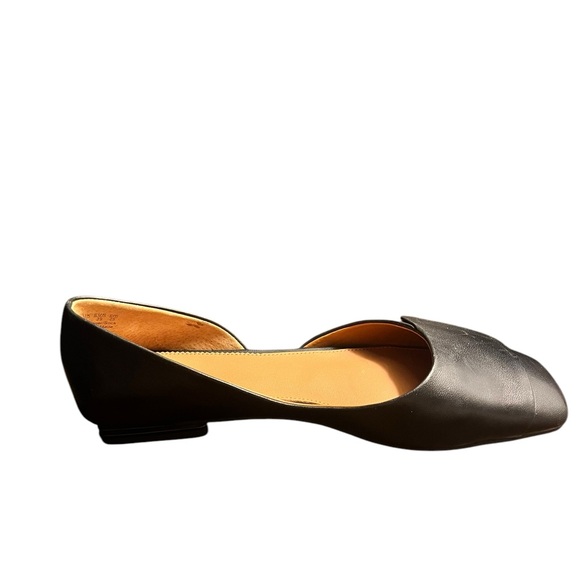 FRANCO SARTO TRACY FLATS SIZE 8.5 SQUARE TOE w/ FLAP DETAIL SLIP-ONS - Picture 3 of 7